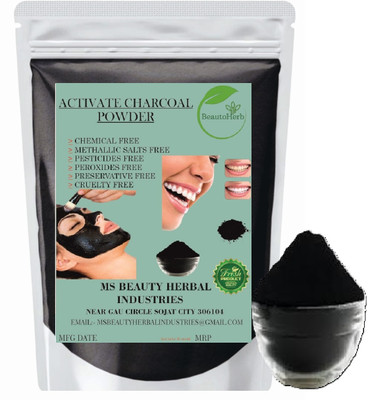 Beautoherb Best Quality Charcoal Powder for face pack soft(500 g)