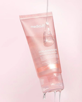 Medicube Collagen Overnight Wrapping Peel Off Facial for Glowing Skin(pack of 1))(75 ml)