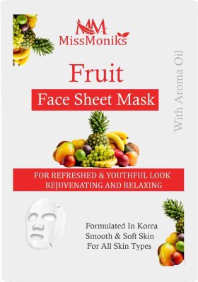 MISSMONIKS Fruit Face Serum Sheet Mask 25 gm(25 g)