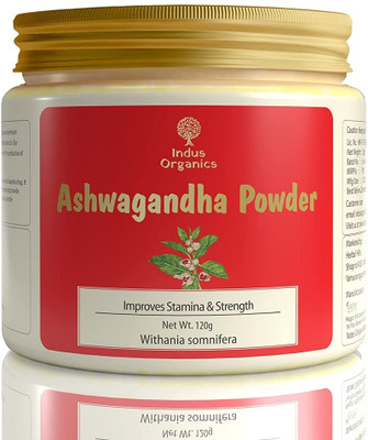 Indus Organics Ashwagandha Powder | ashwagandha Powder for immunity | energy, strength(120 g)