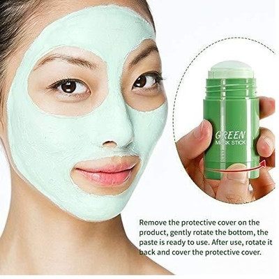 YAWI BEST MUD MASK GREEN TEA ALL SKIN TYPE MASK INSTANT CLEARS FACE(40 g)