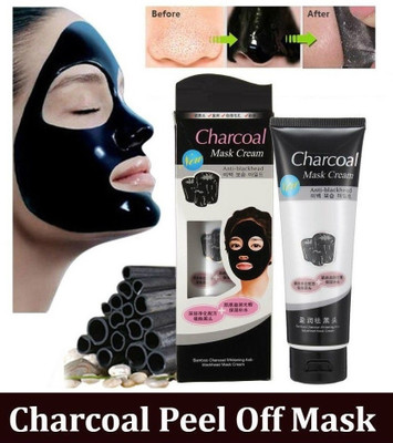 MYEONG Charcoal Face Mask Anti Blackhead Charcoal Face Whitening Mask Cream(130 ml)