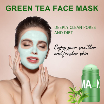 Luipui best trend green tea clay mud stick pack of 1(40 g)