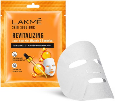 Lakmé Skin Solutions Sheet Mask Revitalizing with Vitamin C(25 ml)