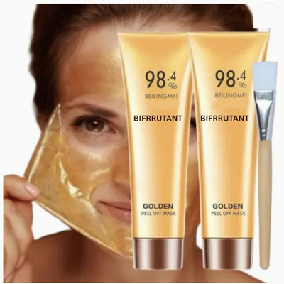 BIFRRUTANT Gold Brightening Peel Off Mask for Glow Boost(150 ml)