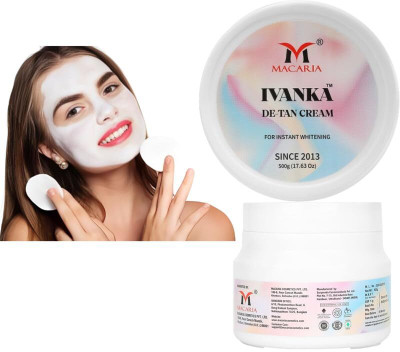 MACARIA Ivanka Insta-Bright Radiance Elixir Face Pack Mask 3 in 1 For men and women(500 g)