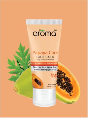 AlAroma Leafs Papaya Face Pack For Natural Glow(120 g)