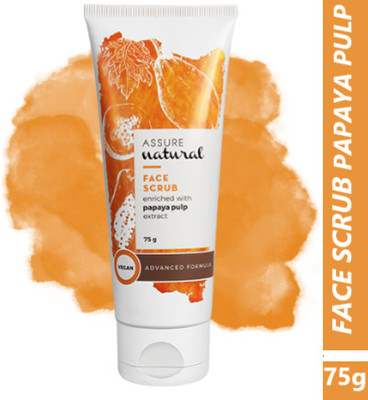 ASSURE Face Scrub Enriched With Papaya Pulp Extract(75 g)