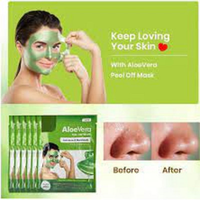 Luipui Aloe Vera Peel Off Mask Cream Enriched With Fruits Extract and Vitamin E(160 ml)