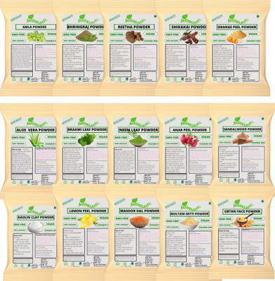 Activeland Combo of Glowing Skin And pimples pack of 15 (50gm each in pauch)(750 g)