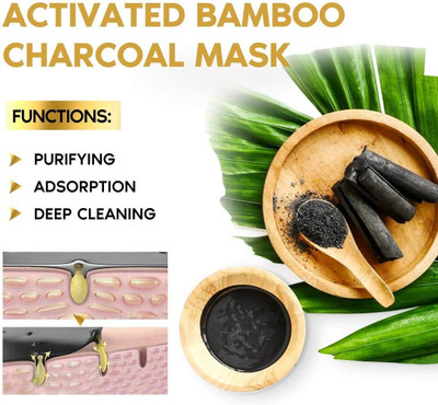 Wonholli Activated Charcoal tube Face Mask for Removing Impurities(130 g)