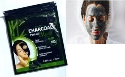 Luipui best bamboo charcoal peel off mask for removing dead skin cells(130 ml)