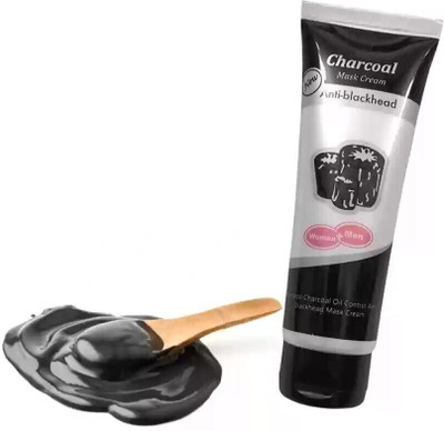 Luster Shine ACTIVATED CHARCOAL FACE MASK CREAM FOR DAILY POLLUTION FREE SKIN(130 ml)
