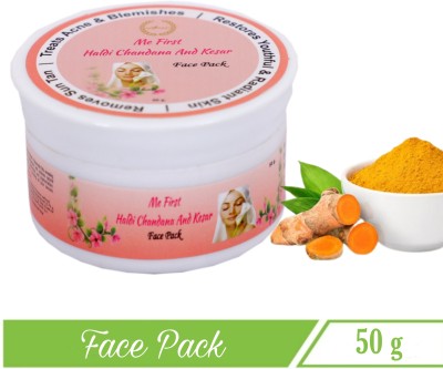 ME FIRST Haldi Chandan & Kesar Face Pack For Anti Acne & Pimples(50 g)