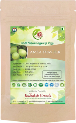 RUDRAKSHHERBALS AMLA-P-08(100 g)