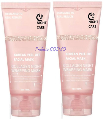 Prefetto COSMO Collagen Night Mask Duo for Skin Glow & Firmness(200 ml)