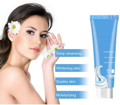 Luster Shine Best Ice Cream Mask Moisturizing Smear Mask Blackheads Remover & Shrinking Pore(120 ml)