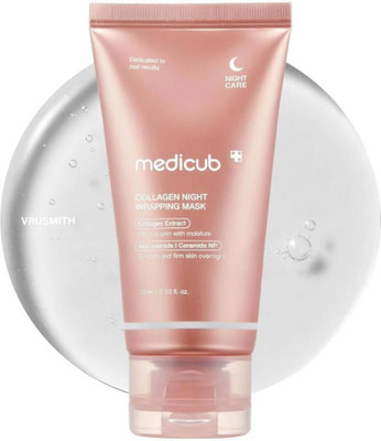 vrusmith Medi-cube Collagen Overnight Wrapping Mask Hydrolyzed Collagen For Glowing Skin(75 ml)