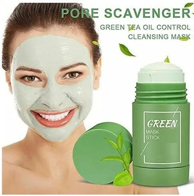Jiwoo Green Tea Purifying mask, Detoxing & Toning Face Mask Stick(40 g)