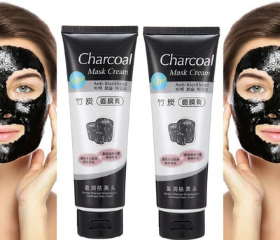 Libline Charcoal Mask Cream Oil Control Anti-Acne Deep Cleansing Blackhead Remover(260 ml)