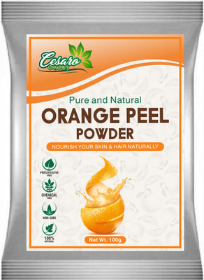 Cesaro Organics Natural Orange Peel Powder For Skin Whitening Face, Skin & Hair Care(100 g)