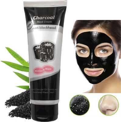 Luster Shine Charcoal mask cream anti black head oil control anti head mask cream(130 ml)