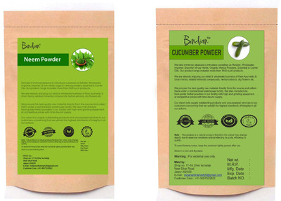 BIndian Neem Leaf Powder & Cucumber Powder Pack of 2(50 g)