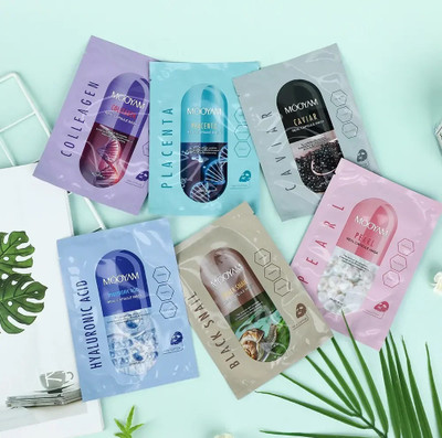 Mooyam face pack sheet mask pack of 6(150 g)