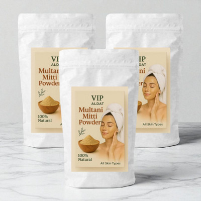 VIP ALDAT Multani Mitti Advanced Skin Glow With Deep Cleansing Herbal Essence(450 g)