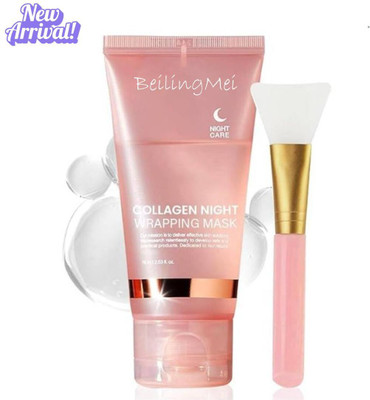 BEILINGMEI K-Beauty Overnight Collagen Peel Mask to Reduce Dullness & Add Glow(100 ml)