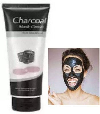 Luipui charcoal peel of mask long lasting glow after use this charcoal pack of1(130 g)