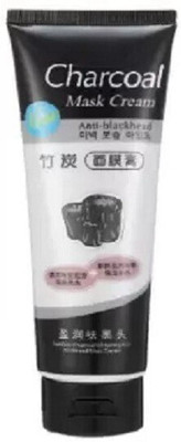 JANOST CHARCOAL TUBE MASK Blackhead Remover Charcoal Face Mask Cream(130 ml)