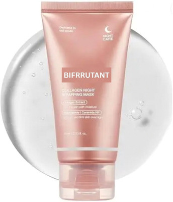 BIFRRUTANT Collagen Night Wrapping Peel Off Mask for Firm Smooth Skin Glow(75 ml)