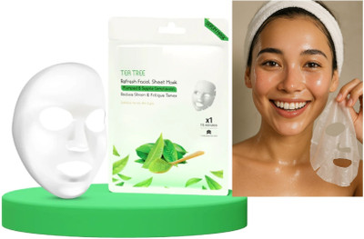 GULGLOW99 Skin Secrets Tea Tree Sheet Mask for Clear & Moisturised Skin(20 g)