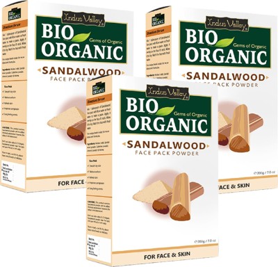 Indus Valley Bio Organic Sandalwood Powder (Chandan powder) for Face Pack & Skin Care(600 g)