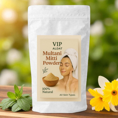 VIP ALDAT Gentle Skin Cleansing Multani Mitti for Fresh Radiant Oil Free Look(100 g)