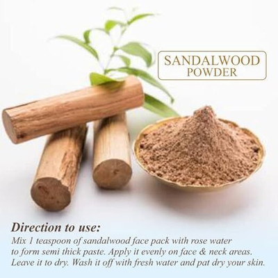 QWGPT Sandalwood/Chandan Powder/White Chandan Powder With Fragrance(200 g)