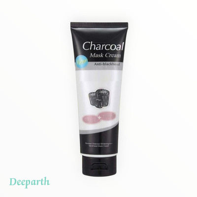 Deeparth Charcoal Face Mask for Acne-Prone and Oily Skin Peel Off Mask (AZ1594A915)(130 g)