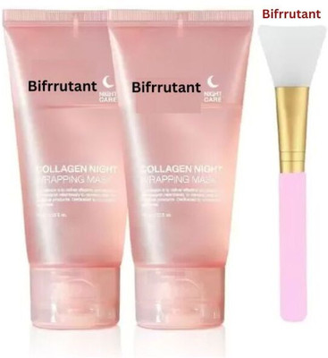 BIFRRUTANT Collagen Night Wrapping Mask: Wake Up to Firmer Skin(150 ml)