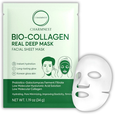 CHARMNEST BIO COLLAGEN FACE MASK pack of 1(34 g)