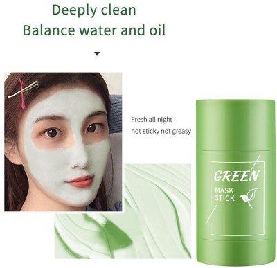 BLUEMERMAID Green Tea Deep Cleanse Mask Stick - Black Head Remover for Face(40 g)