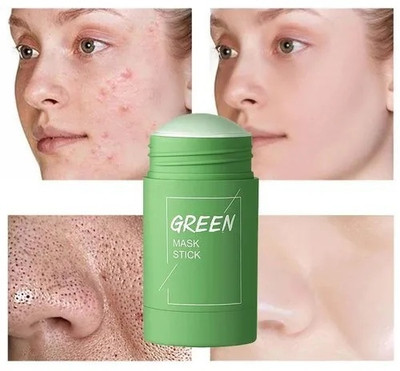 GFSU - GO FOR SOMETHING UNIQUE Green Tea Stick Face Mask For Blackhead Remover(40 g)