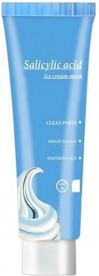HUZURLU 24 Hours Salicylic Acid Ice Cream Mask for Face Gel(120 ml)