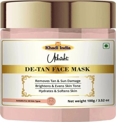 Utkrisht Khadi De Tan Face Mask for Instant Tan Removal & Sun Protection(100 g)