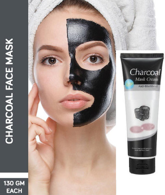 Herrlich NEW ANTI BLACKHEAD MASK CREAM CHARCOAL BEST FOR MEN & WOMEN(130 g)