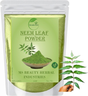 Beautoherb pure Natural Neem Powder for face pack smoot(400 g)