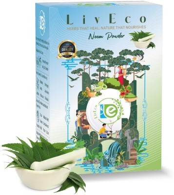 LivEco Neem Powder for Face Pack | DIY Natural Herbal Neem Powder for Face Mask(300 g)