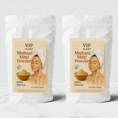 VIP ALDAT 2-Pack Glow Mask With Multani Mitti, Chandan Essence And Natural Tulsi Oil(450 g)