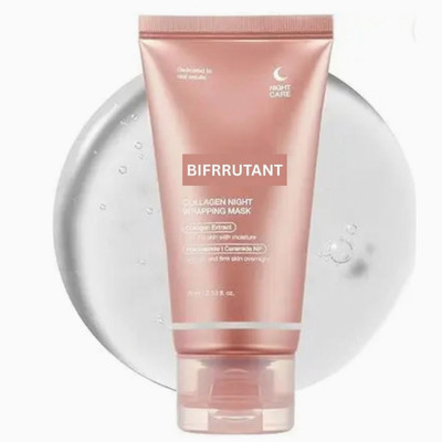 BIFRRUTANT Over Night Bio Collagen Face Mask for Skin Tone Glow(75 ml)