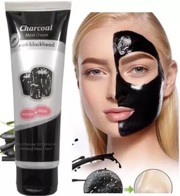 GABBU CHARCOAL MASK ,BLACKHEAD REMOVER PEEL OFF MASK BEST FACE PACK(130 g)